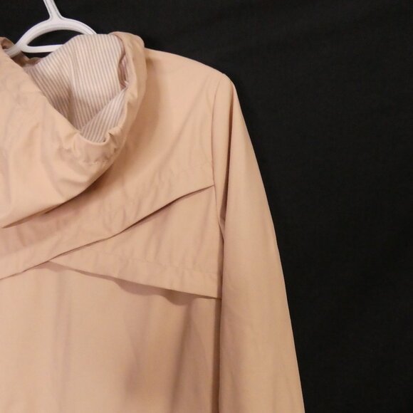 ZARA BASIC | xs - extra small | Hooded Pink Raincoat - Picture 12 of 15